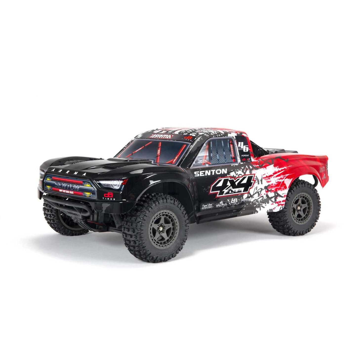 Arrma Senton 4X4 V3 3S BLX 1/10 RTR Brushless Short Course Truck (Red) w/Spektrum SLT3 2.4GHz Radio